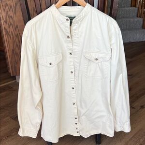Vintage Scandia Woods 100% Cotton Cream Shirt